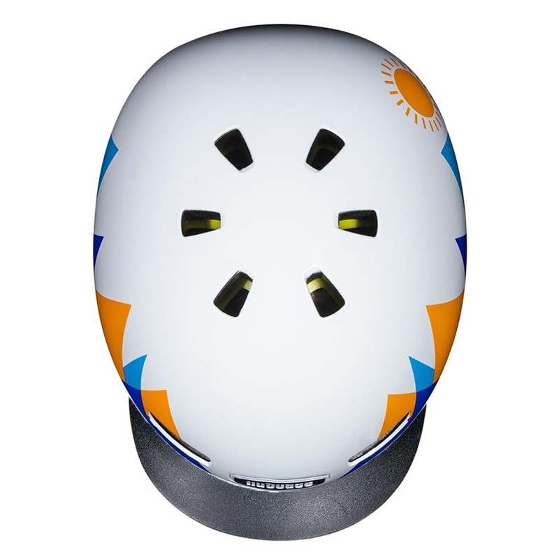 Nutcase Little Nutty-MTN. Calling Youth Helmet, Unisex, Multicoloured, S