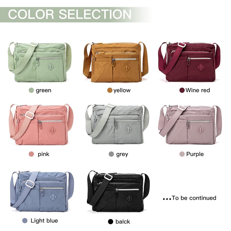 ETidy Crossbody Bag For Women Waterproof Lightweight Casual Shoulder Handbag