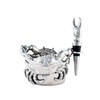 Arthur Court Crab Wine Caddy & Stopper Set by Arthur