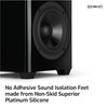 Pies de aislamiento de silicona IsoBlock (4, Soft Block)