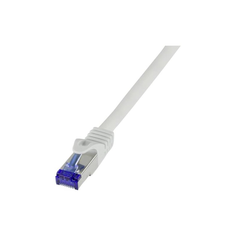 LogiLink C6A112S RJ45 CAT 6a S/FTP 20 m Grey Pack