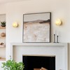 VANZARLA Gold Modern Wall Sconces for Bathroom, 1-Light Alabaster Sconce