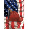 Briarwood Lane Fireman Helmet Garden Flag Emergency Services Firemen Patriotic