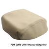 GXARTS Leather Center Console Lid Armrest Cover Beige Tan Compatible