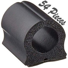 UT Wire D-Wings Cord Clip Organizer Combo Kit, 54-Piece (3x 18pc Packs) | Black