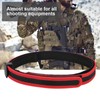 Outdoor Tactics Competition High Speed Special Shooting Waist Belt (Red
