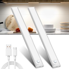 JEKEMORYE Cabinet Lighting – White 30 cm Pack of 2