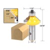 YONICO Double Roundover Router Bits Edge Forming 3/8-Inch 1/2-Inch Shank