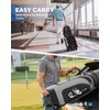 Golf Travel Bag for Airlines with Wheels - Foldable Hard