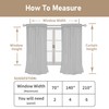 LAMIT Terracotta Linen Boho Curtains 84 inch Length 2 Panels,