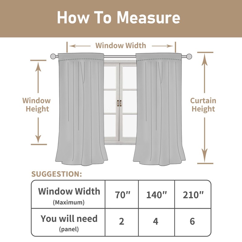LAMIT Terracotta Linen Boho Curtains 84 inch Length 2 Panels,