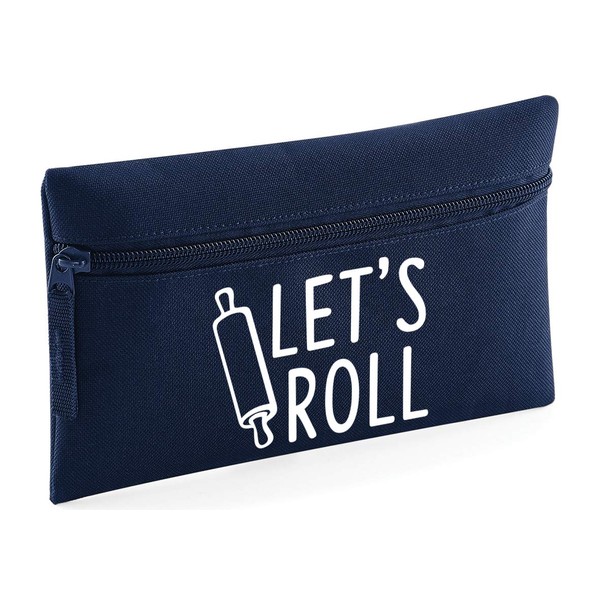 Hippowarehouse Let's roll Printed Pencil Case Desk Organiser College School