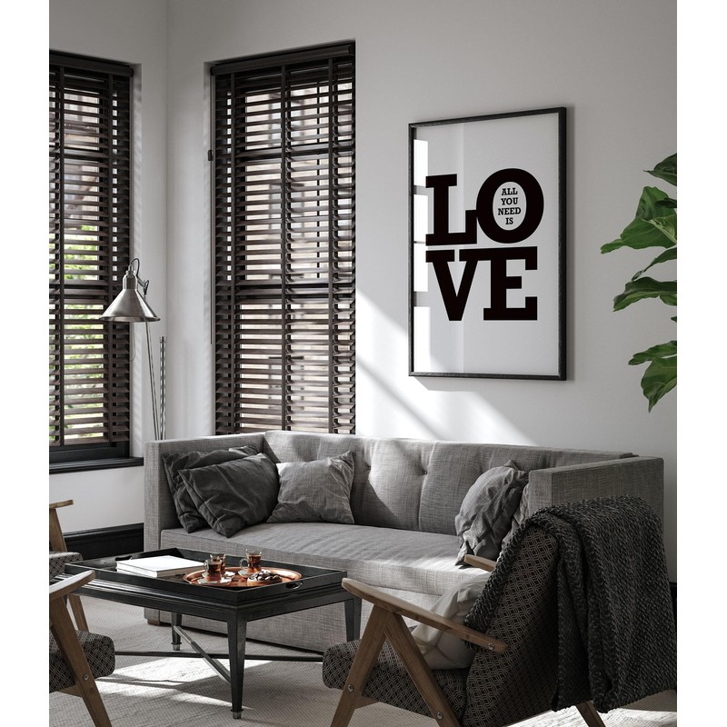 Lithobee - All You Need Is Love - Printed Wall