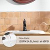 BWE Waterfall Bathroom Faucet Matte Black Bathroom Sink Faucet with
