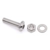 Glvaner M5-0.8 x 25mm Flanged Button Head Socket Cap Screws