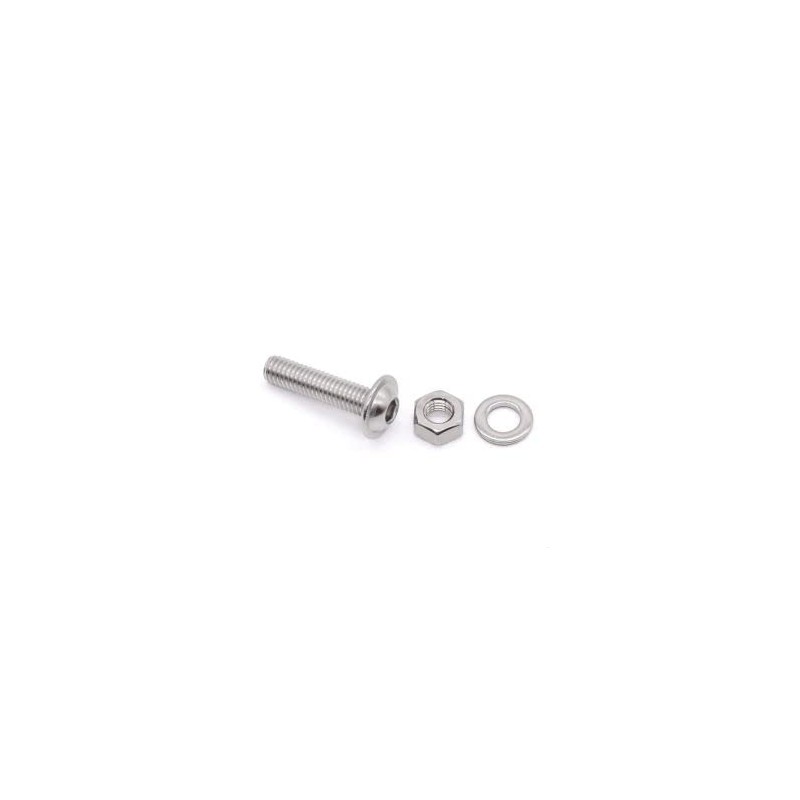 Glvaner M5-0.8 x 25mm Flanged Button Head Socket Cap Screws