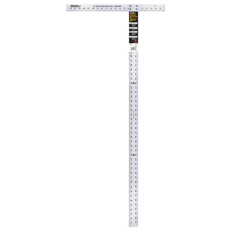 Johnson Level & Tool 48" Aluminum Drywall T-Square with Extra-Thick
