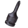 Genius Tools 3476R02-3/8" Drive Ph.2 Phillips Impact Bit Socket, 76mm
