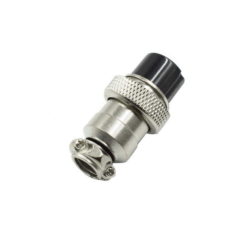 Hxchen Conector de panel hembra de metal de 3 pines
