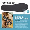 FLAT SOCKS Womens Solid Socks, Sockless Shoe Liner, Slipping, Stinking,