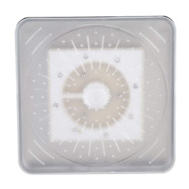 Restokki Led Shower Head Color Changing, 6 Inch Square Rain Shower Head, LED Light 3 Color Changing Bathroom Sprinkler