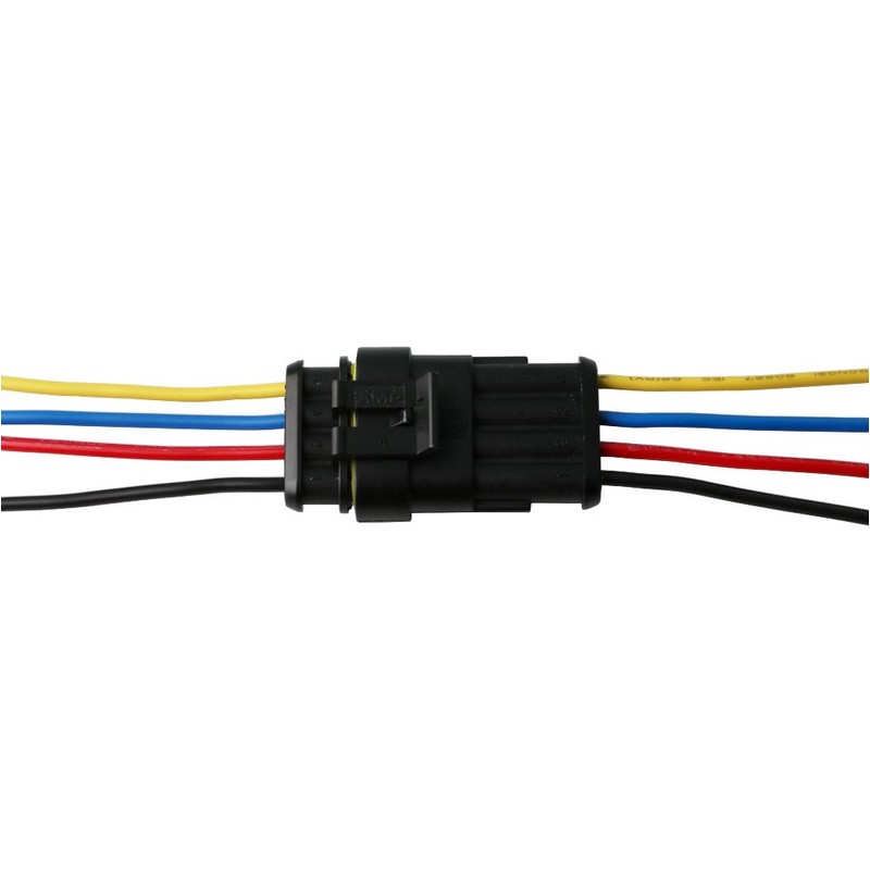 GTIWUNG 5 Kit 4 Pin Waterproof Connector 4 Pin Way