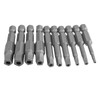 Gasea 10Pcs Magnetic Pentagon Head Screwdriver Bits Set, 1/4" Hex