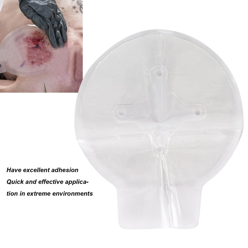 Chest Seal Emergency Aid Chest Seal Vented for Open Chest