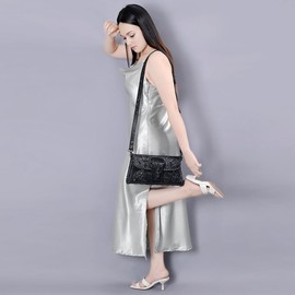 American Darling Wallet Hand Tooled Genuine Leather Western Women Bag | Handbag Purse Black| Travel