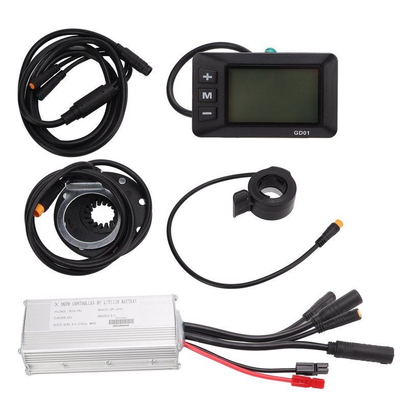 Electric Bike Motor Controller 22A Electric Bicycle Modification Kit with