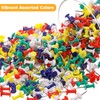 JIANTA Multicoloured Drawing Nails, 600 Pieces in 6 Colours, Creative,
