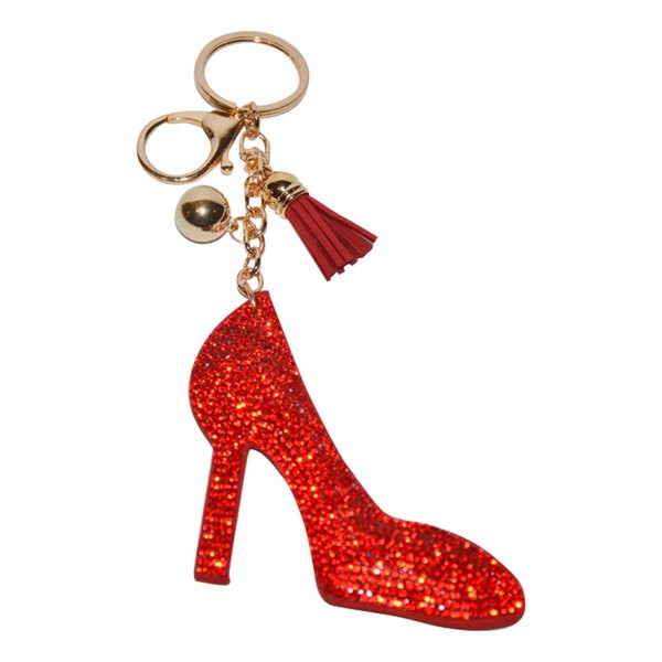 Popfizzy Red High Heel Key Chains for Women and Girls