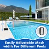 Portable Pool Volleyball Net System -4th of July Celebration Adjustable