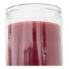 CEB 4 Veladoras Rojas De Parafina Vaso Jumbo