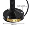 Round Magnetic Base Gooseneck Light Industrial LED CNC Machine Tool