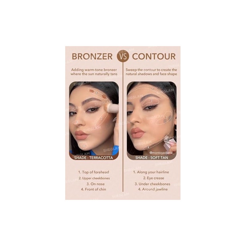 SHEGLAM Sun Sculpt Cool Toned Liquid Stick Maquillaje en crema