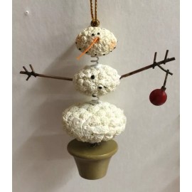 Unbranded 12 Sets Of 2 Snowman Ornament "Mr. Snowman" Polystone Wholesale Tree Ornament
