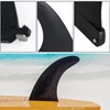 yuejuhe Removable Surfboard Fin, Universal Nylon SUP Fins with Screws