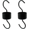 MR.FOAM Ant Moat for Hummingbird Feeders 2 Pack Black