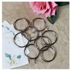 WANXIANG 20 pcs Metal Curtain Rings with Eyelet, 1-1/2 inch