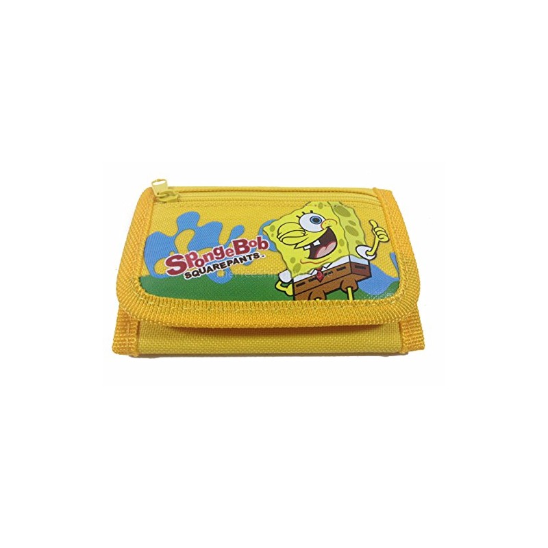 SpongeBob Squar Pants Yellow Tri-fold Wallet