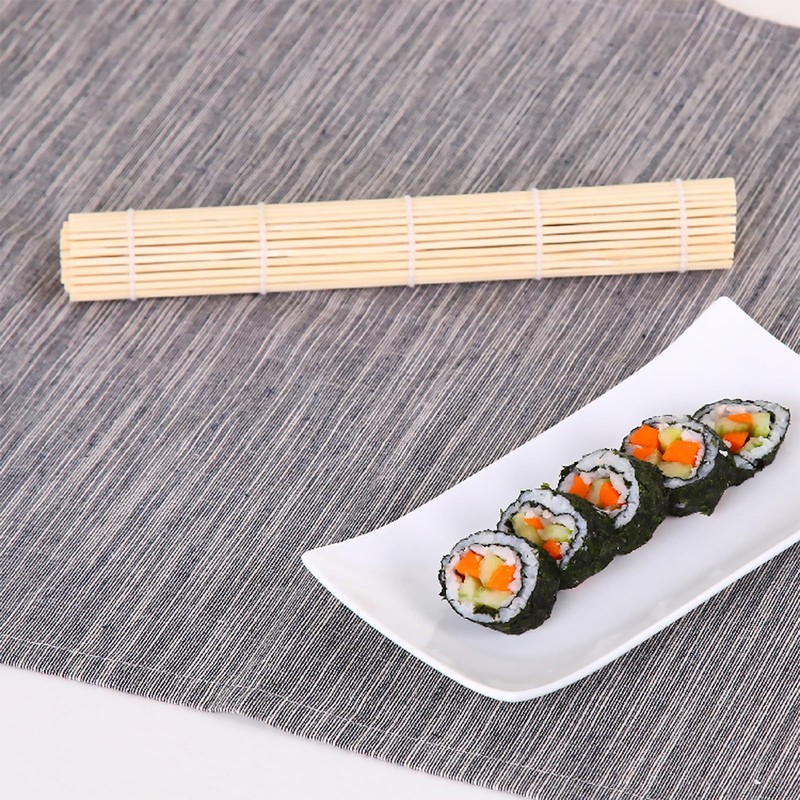 LIYANHU 2 PCS Sushi Mat, Bamboo Sushi Rolling Mat, Sushi
