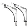 Decorative Contemporary Shelf Brackets - 8 3/4" x 8 3/4"