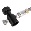 DIN477 36in Spring Hose Electroplate CO2 Adapter Kit with Release