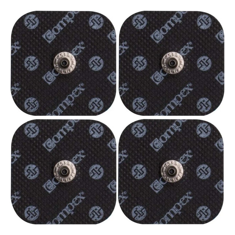 Compex Electrodos 5x5 Cm Paquete 20 Piezas (5 Bolsas) Color