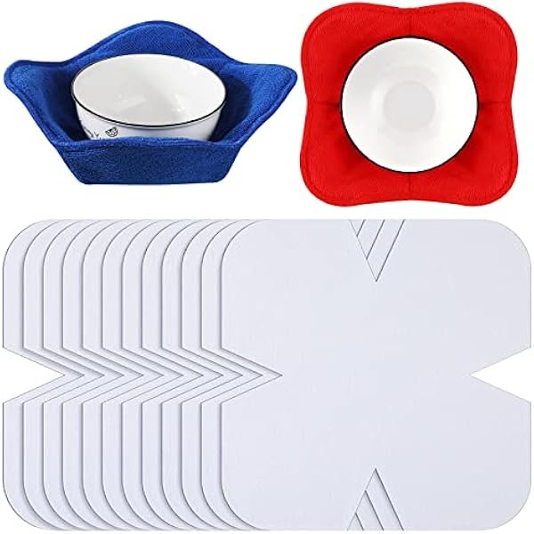 Tudomro 24 Pieces Cozy Pre Cut Batting Quilt Batting Fabric