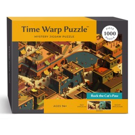 Time Warp Puzzle Mystery Jigsaw Puzzle 1000 pieces for Adults Day Night Series - A Challenging, Difficult, Picture Changing Puzzle to Solve 26.625 x 19.25 in (Rock The Cat's Paw)