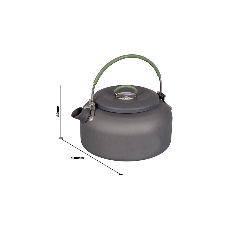 Bo-Camp Alu Kessel Camping Kessel Wasserkocher Teekessel Wasserkessel Kochkesssel Aluminium