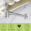UFURMATE Wall Pipe Cover, 2Pcs Plastic Wall Hole Decoration Split