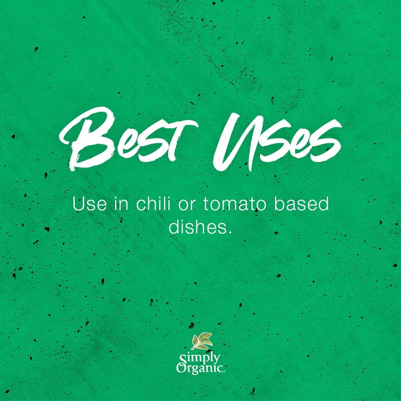 Simply Organic Spicy Chili Seasoning Mix, 1 Ounce Packet, Earthy